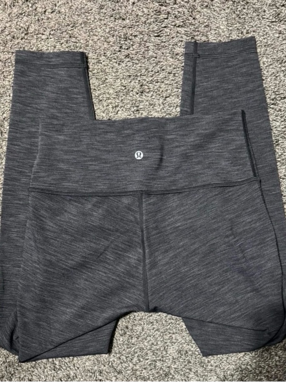 Lululemon High-Rise Gray Workout Leggings
